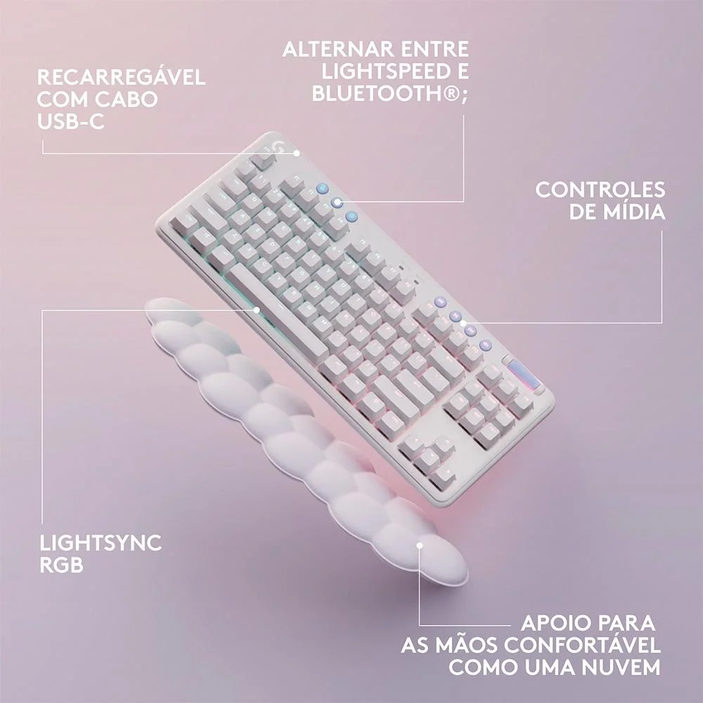 Teclado Gamer Mecanico Logitech KaBuM