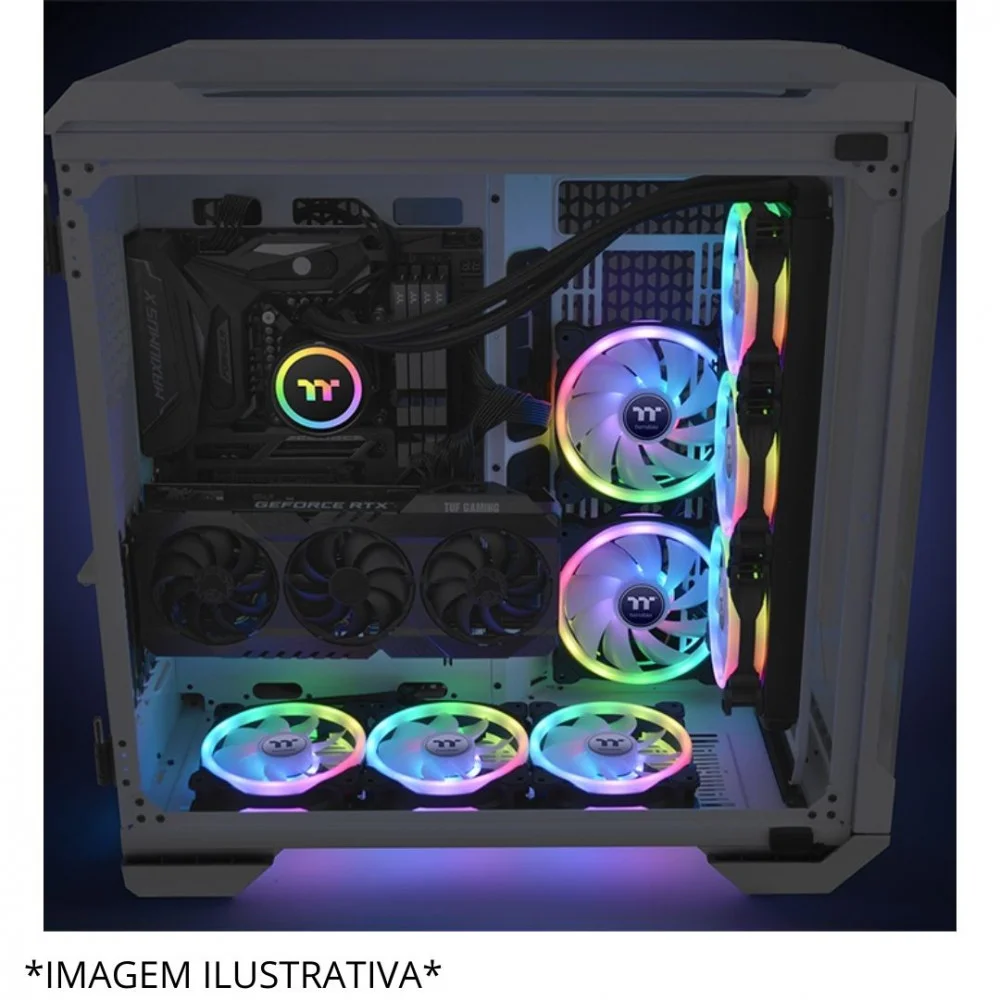 Cooler Swafan 12 RGB, Radiator Fan Tt, Premium Edition 3 Pack - Cl-f137-pl12sw-a Cooler Swafan 12 RGB, Radiator Fan Tt, Premium Edition 3 Pack - Cl-f137-pl12sw-a