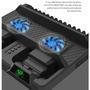 Base Multifuncional Dobe Com Cooler E Carregador De Controle + 2 Bateria para Xbox One S X - TYX-18122