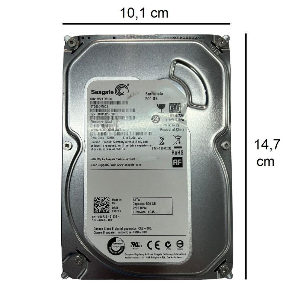 Disco Rígido Seagate HD 500GB Interno KaBuM