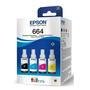 Kit 4 Refil Epson L120 L220 L355 L365