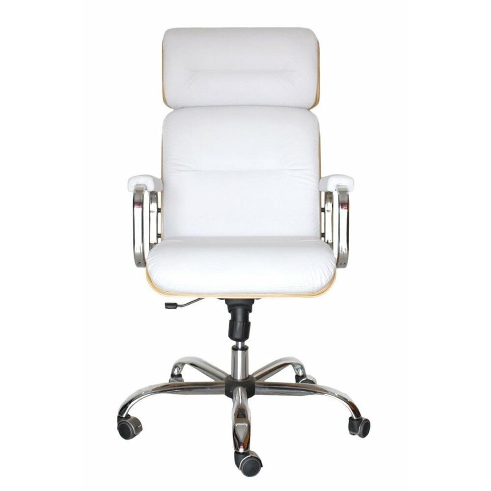 オフィス用品 Dream Cadeira Home Office Em Madeira Branco | KaBuM!