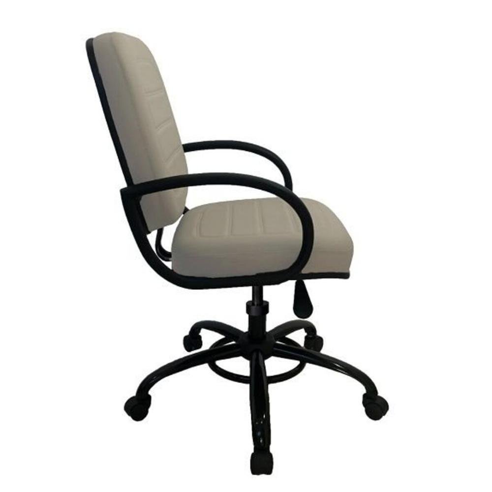 Cadeira Office Design Office Plus Size Até 140 Kg, Cinza