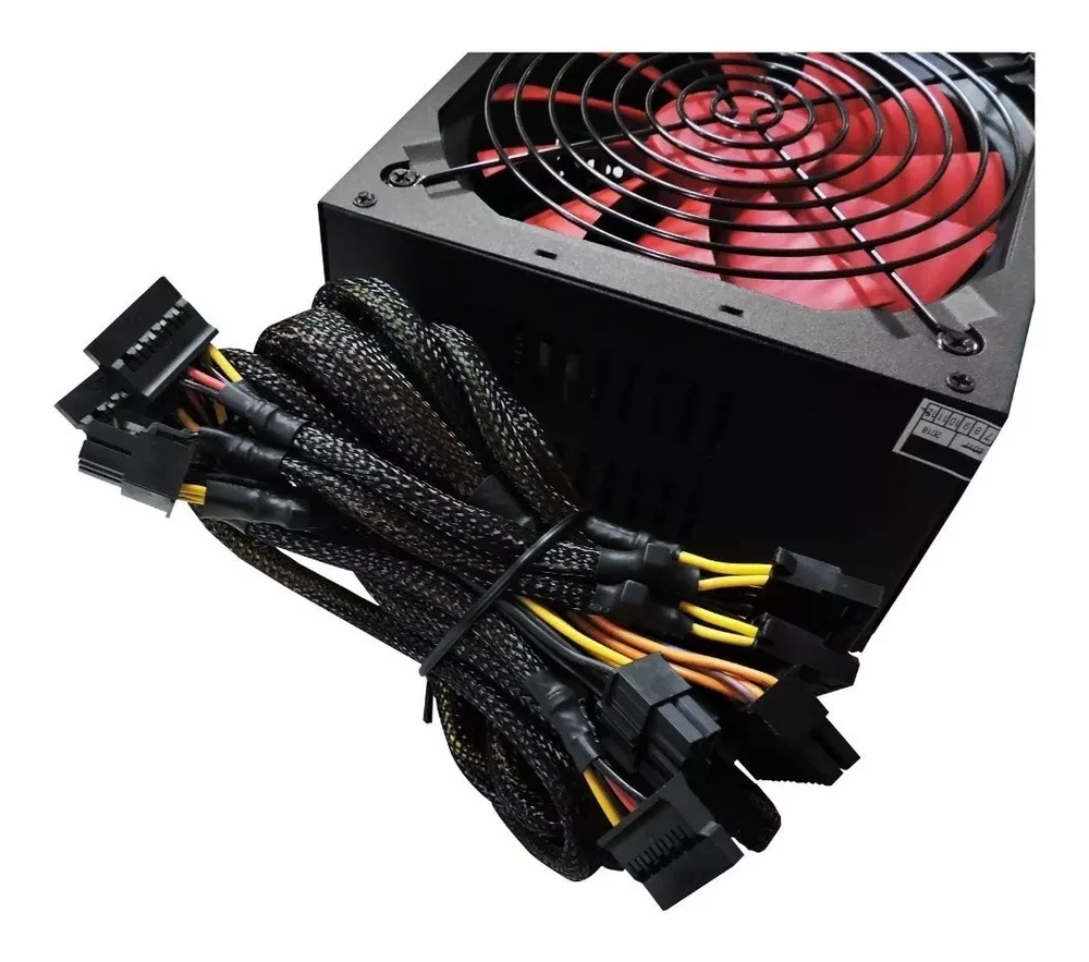Fonte Brazilpc 500W Real, 80plus Bronze, 24 Pinos, ATX Fonte Brazilpc 500W Real, 80plus Bronze, 24 Pinos, ATX