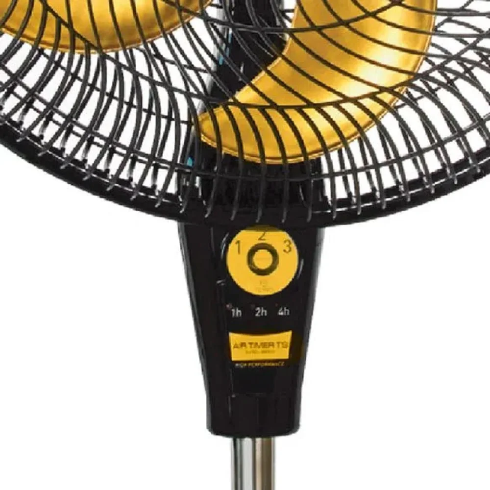 Ventilador De Coluna Mallory Chronos, 40cm, 127V, Preto E Dourado Ventilador De Coluna Mallory Chronos, 40cm, 127V, Preto E Dourado