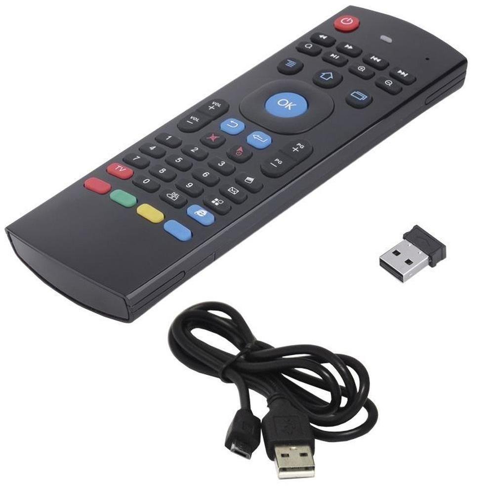 Controle Mx3 Mini Teclado, Air Mouse, Sem Fio, Android, PC E TV