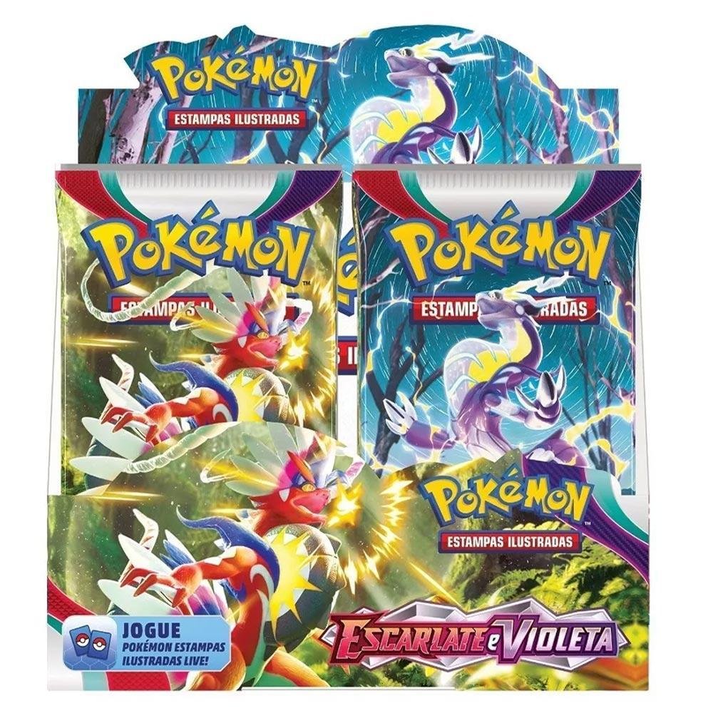36 Pacotes Copag Caixa Pokémon Booster 216 KaBuM