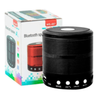 Mini Caixa De Som Portátil Altomex, Usb, Speaker. Bluetooth - Preto