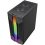Gabinete Gamer K-mex, Cg-01a9, Bifrost, 6 Led RGB, Preto - Cg01a9rh0010b0x
