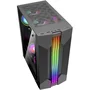 Gabinete Gamer K-mex, Cg-01a9, Bifrost, 6 Led RGB, Preto - Cg01a9rh0010b0x