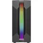Gabinete Gamer K-mex, Cg-01a9, Bifrost, 6 Led RGB, Preto - Cg01a9rh0010b0x