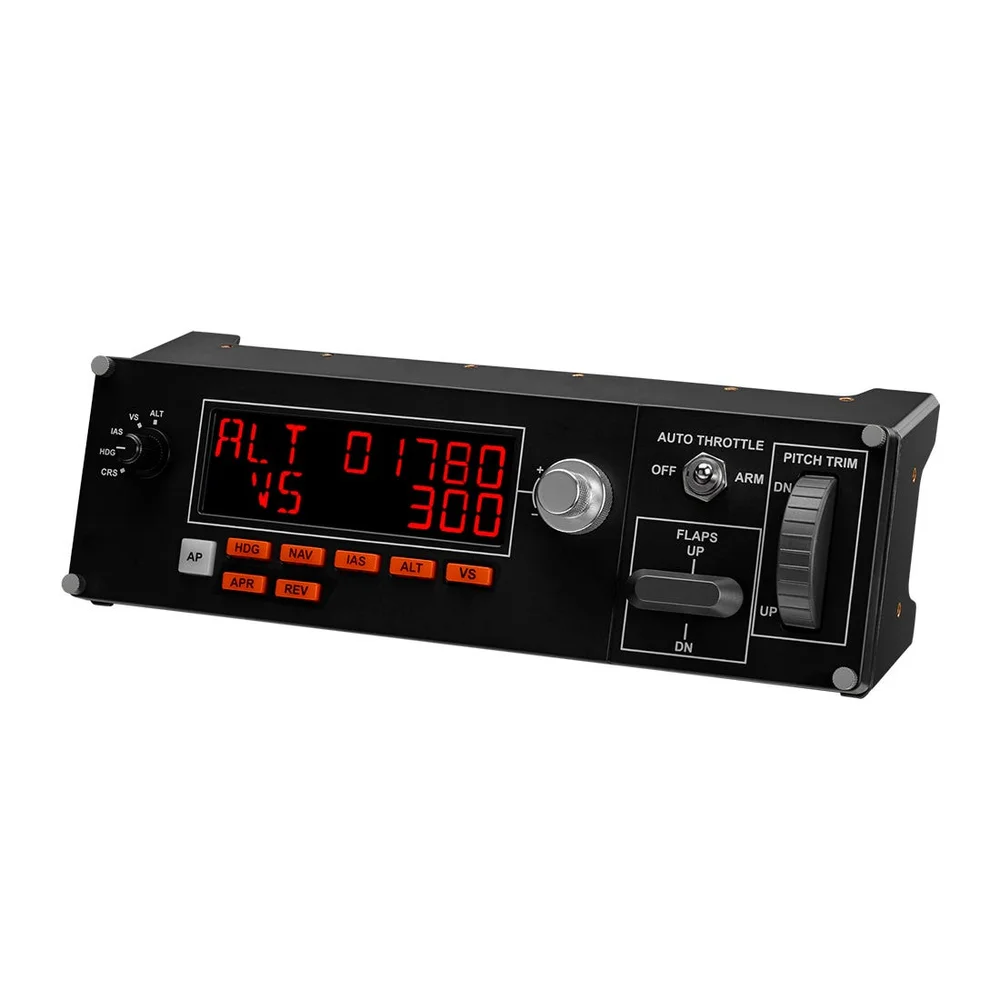 Controle Com Piloto Automático Em Simulação Profissional Flight Multi Panel, Logitech, Pc, Ps4, Xbox One - 945-000028