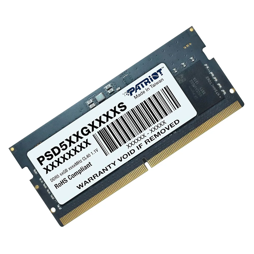 Memória Sodimm Patriot Signature, 32GB DDR5, 4800mhz, Para Notebook - Psd532g48002s