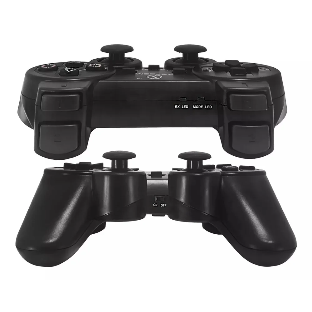 Controle Playstation 2 Kapbom Sem Fio, Ps2/Ps1, Wireless, Preto Controle Playstation 2 Kapbom Sem Fio, Ps2/Ps1, Wireless, Preto