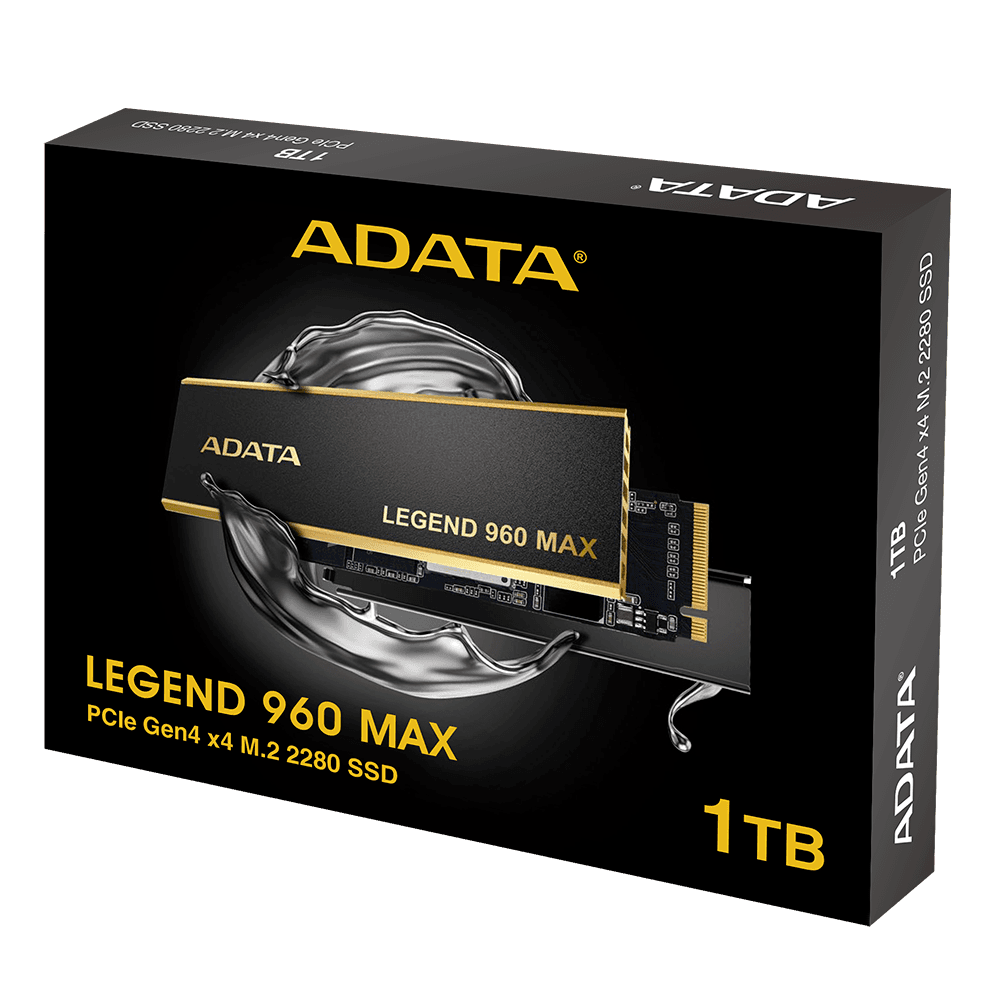 ADATA LEGEND 960 MAX ALEG-960M-1TCS容量1TB SSD Adata Legend 960 Max 1TB NVMe KaBuM