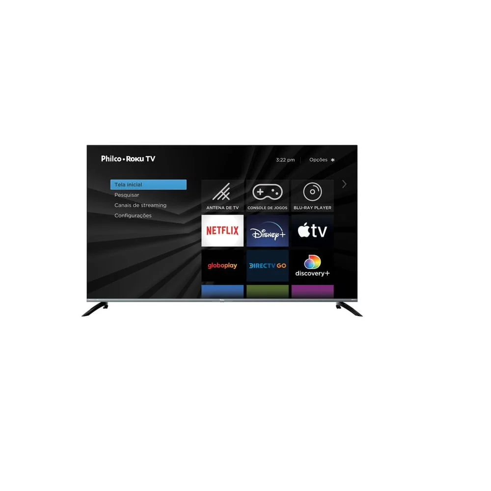 Smart TV Philco 58 Pol, 4K, HDR10, Dolby Audio, 4x HDMI 2.0, Wi-fi, Roku TV - Ptv58g70r2csgbl Smart TV Philco 58 Pol, 4K, HDR10, Dolby Audio, 4x HDMI 2.0, Wi-fi, Roku TV - Ptv58g70r2csgbl
