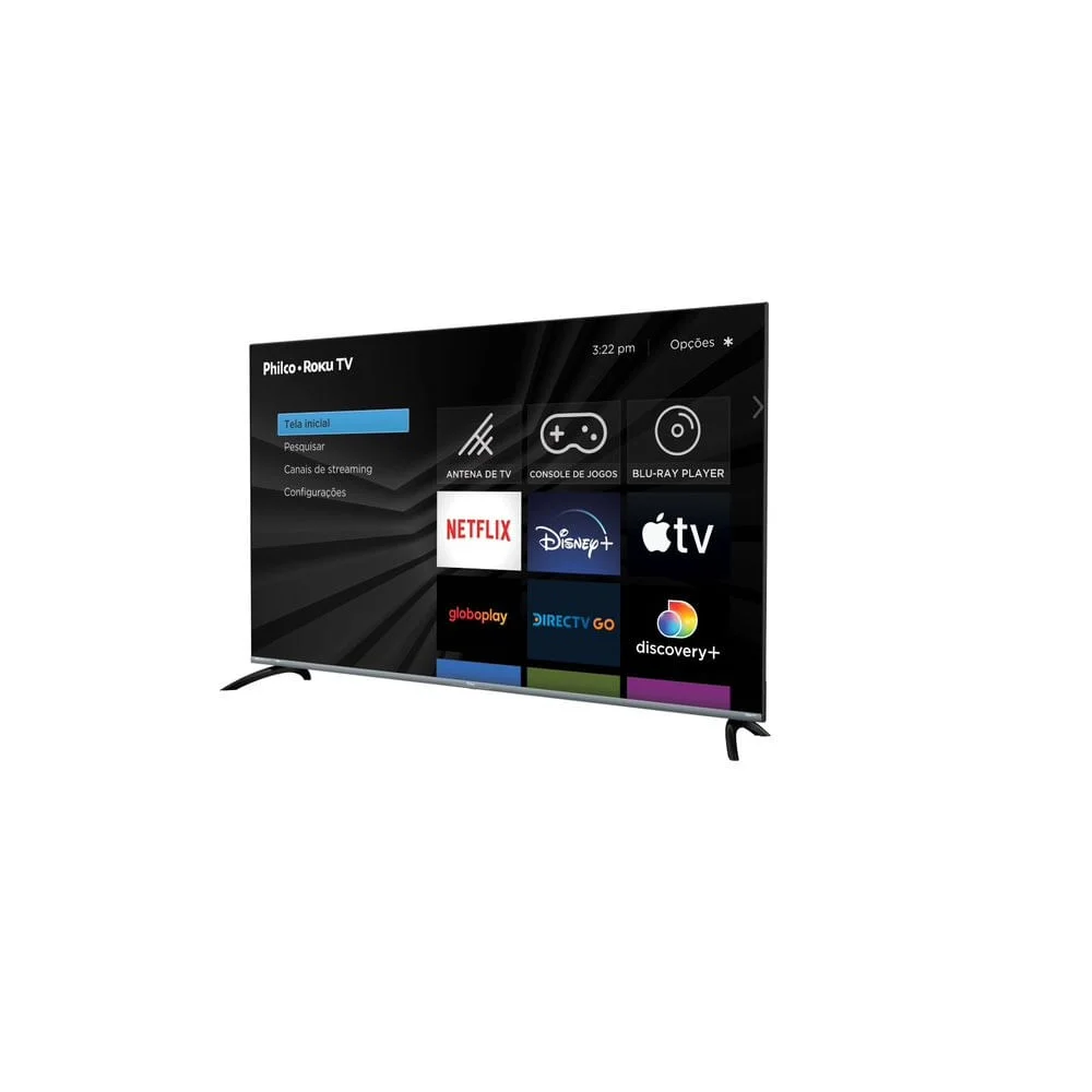 Smart TV Philco 58 Pol, 4K, HDR10, Dolby Audio, 4x HDMI 2.0, Wi-fi, Roku TV - Ptv58g70r2csgbl Smart TV Philco 58 Pol, 4K, HDR10, Dolby Audio, 4x HDMI 2.0, Wi-fi, Roku TV - Ptv58g70r2csgbl