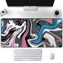 Mouse Pad Gamer Speed, Extra Grande 60x30Cm, Profissional - Abstrato Premium Rosa