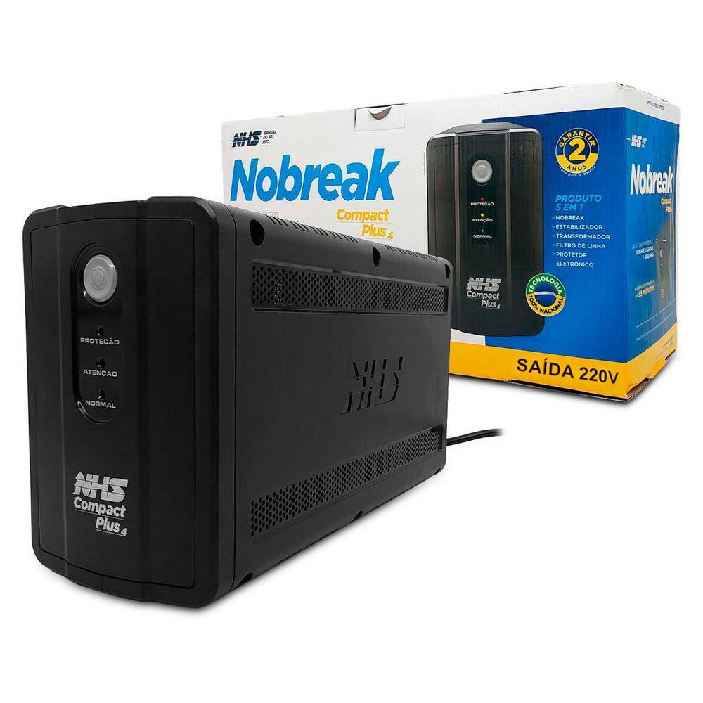 Nobreak NHS 1200VA Compact Plus 4 S/220V