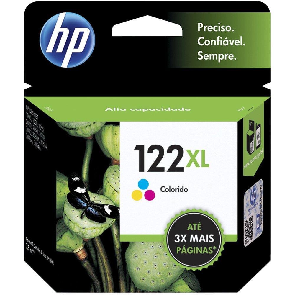 Kit 2 Cartucho 122xl Preto + 1 color Para 1000, 2050, 3050, 2000