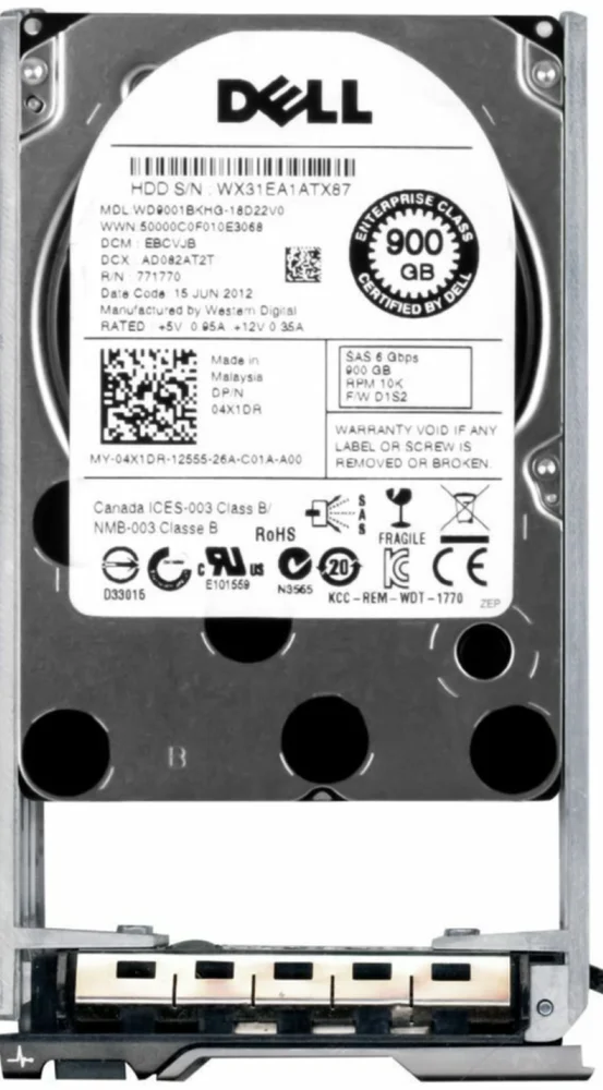 HD Dell 900GB Sas 25 04x1dr KaBuM