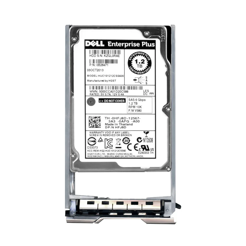 HD Sas Dell 12TB 10k Hfj8d KaBuM