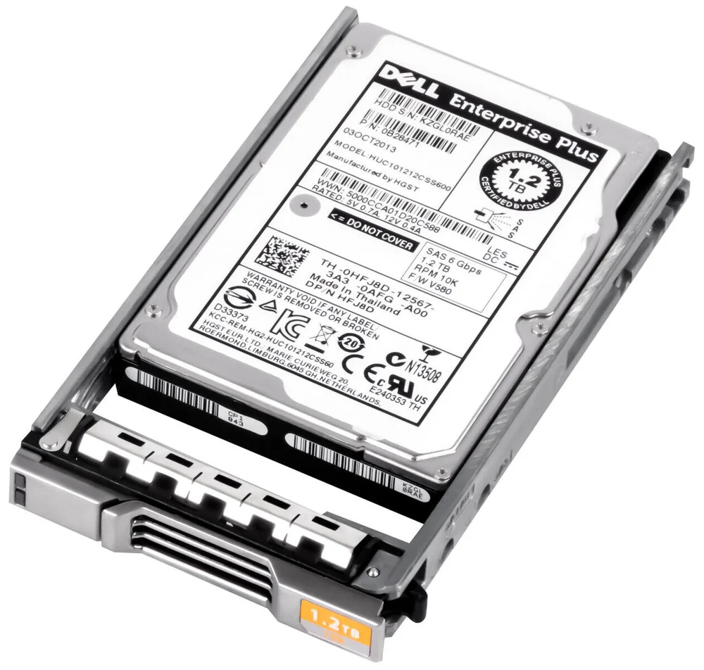 HD Sas Dell 12TB 10k Hfj8d KaBuM