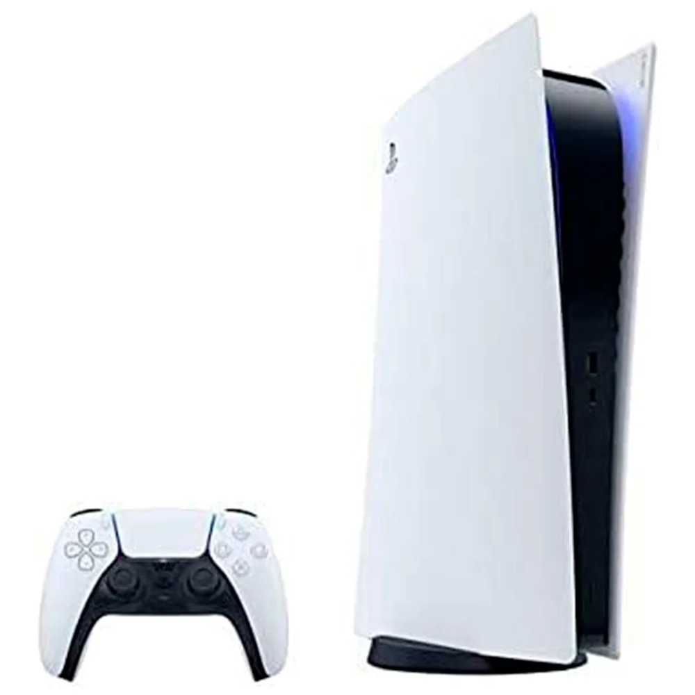 Console Playstation 5, SSD 825GB, Controle Sem Fio Dualsense, Edição Digital + God Of War Ragnarök, Branco Console Playstation 5, SSD 825GB, Controle Sem Fio Dualsense, Edição Digital + God Of War Ragnarök, Branco