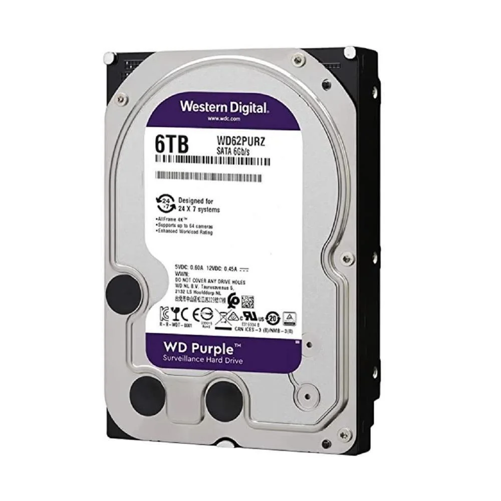 HD Wd Purple Surveillance 6TB KaBuM