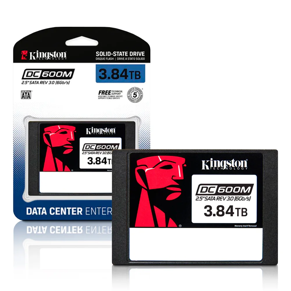 SSD Kingston Dc600m 38TB Sata 3 KaBuM