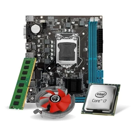 Kit Placa Me H110 Memória 8GB DDR4 Cooler KaBuM