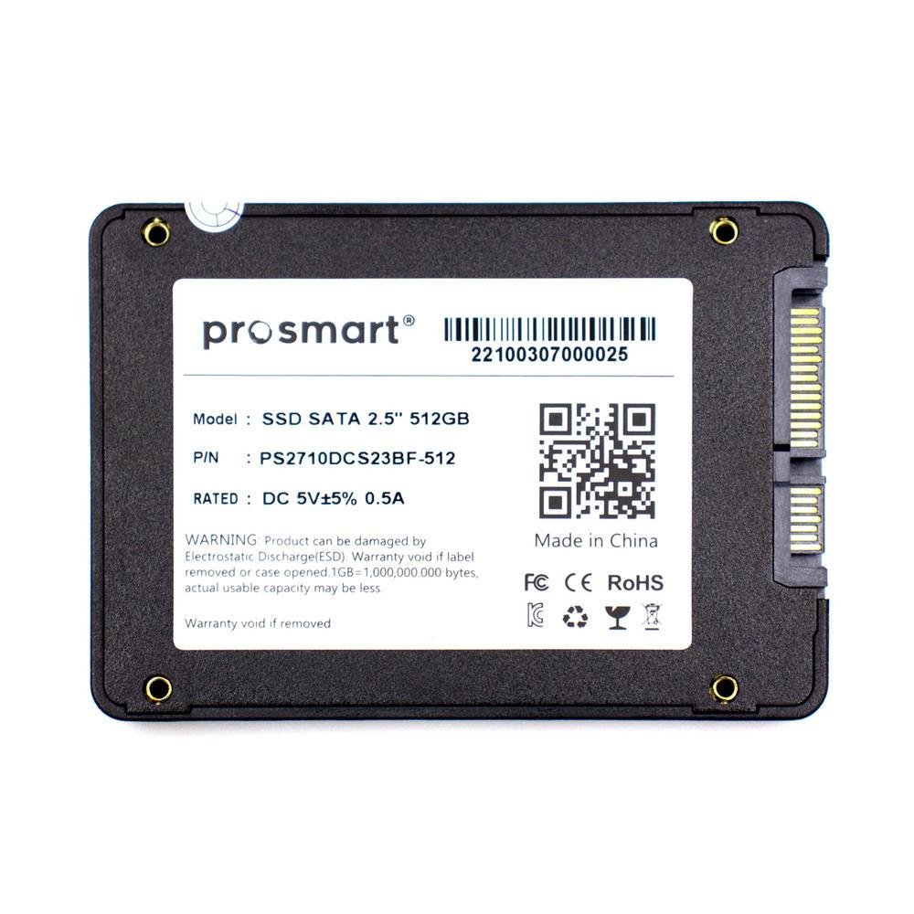 SSD 512GB Prosmart SATA 25 KaBuM