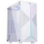Gabinete Gamer Fortrek Holt, Mid Tower, LED RGB, Lateral Em Acrílico, Branco - 80524