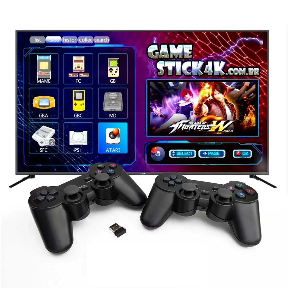 Game Stick Retro X2 64GB 35000 Jogos KaBuM