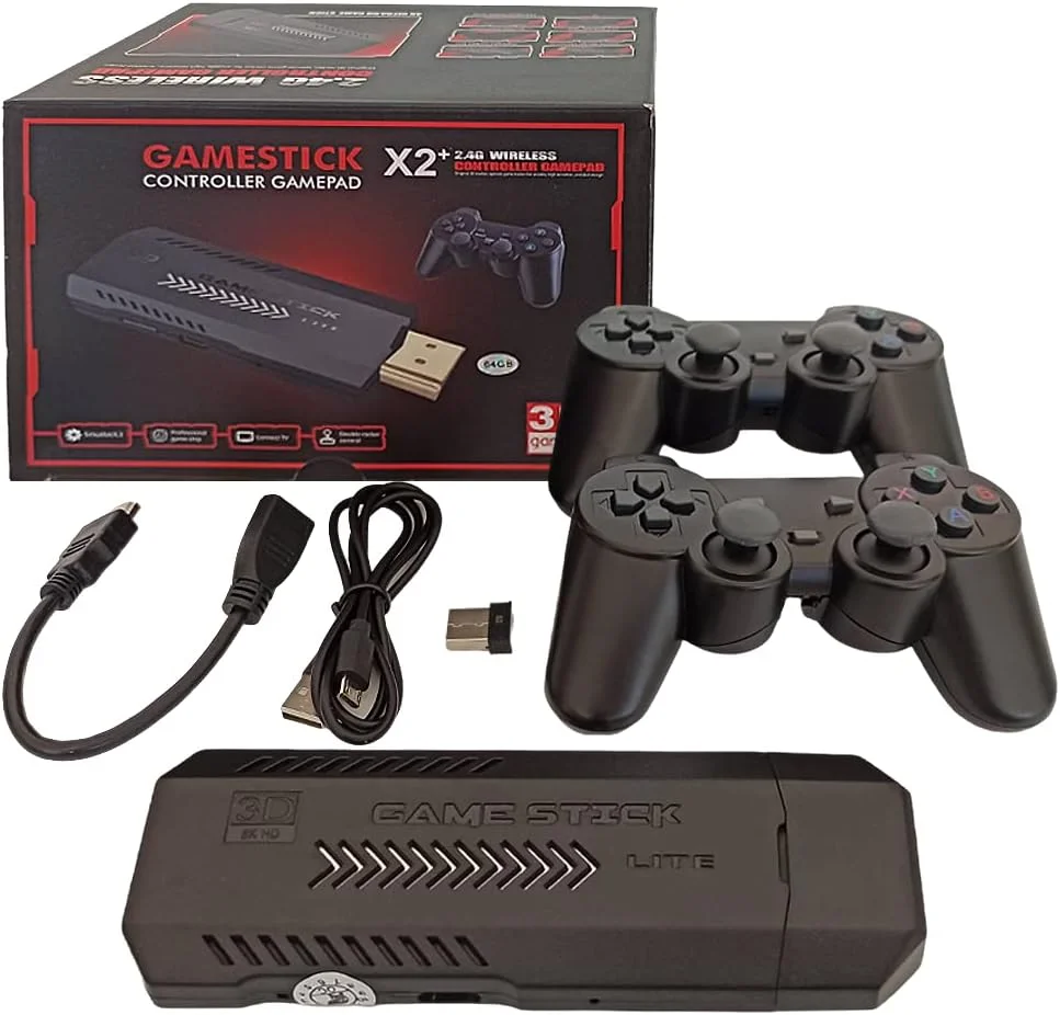 ジョイスティックVertrix 2 Game Stick Retro X2 64GB 35000 Jogos KaBuM