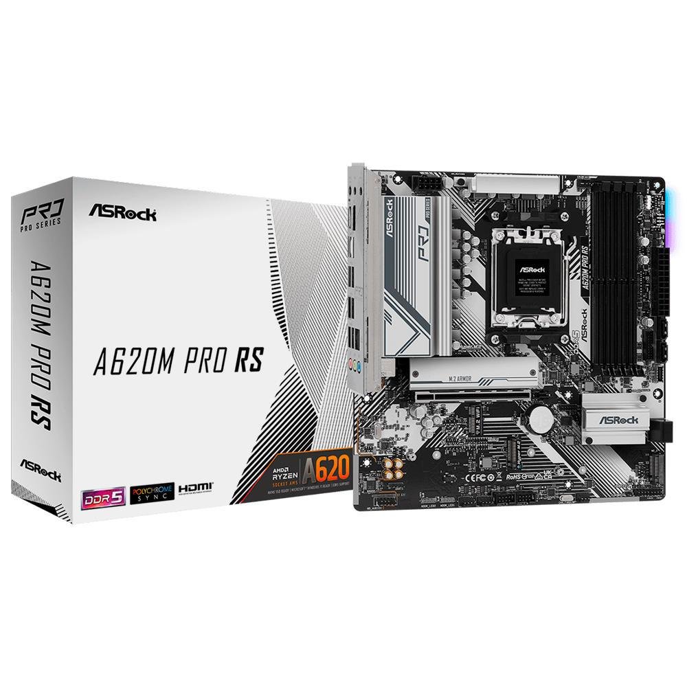 【バラ売りOK】Ryzen 5 7600X★AsRock A620m-PRO PlacaMe Asrock A620m Pro Rs AMD AM5 MATX KaBuM