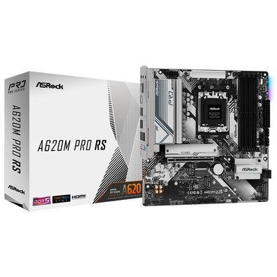 マザーボード ASRock AMD AM5 A620M PRO RS PlacaMe Asrock A620m Pro Rs AMD AM5 MATX KaBuM