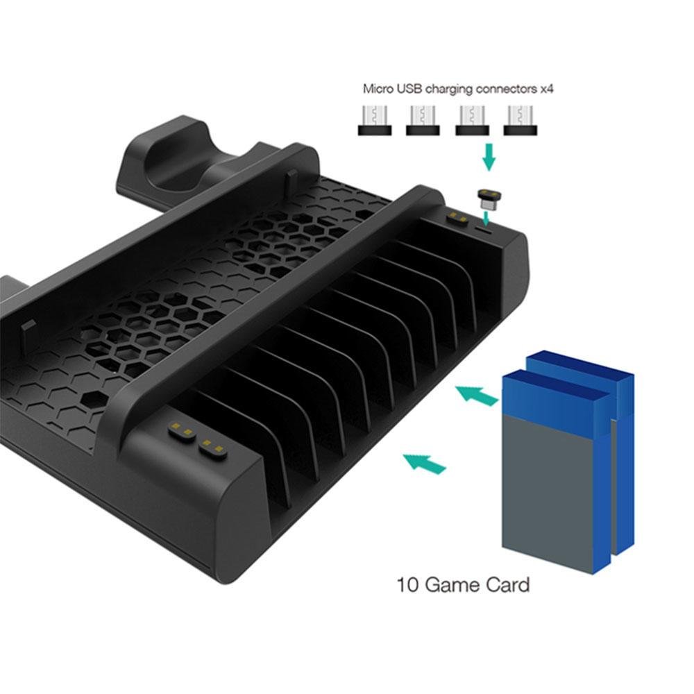 Base De Resfriamento Compatível Com Ps4,pro, Slim Base De Resfriamento Compatível Com Ps4,pro, Slim
