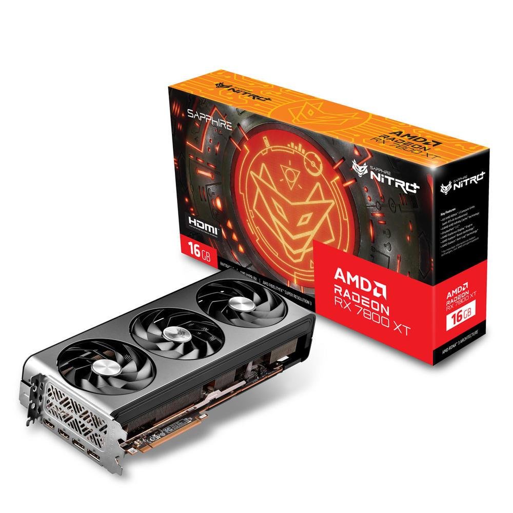 グラフィックボード・グラボ・ビデオカード AMD SAPPHIRE RADEON RX7800XT nitro+ Placa De Vídeo Sapphire Nitro Radeon Rx 7800 Xt