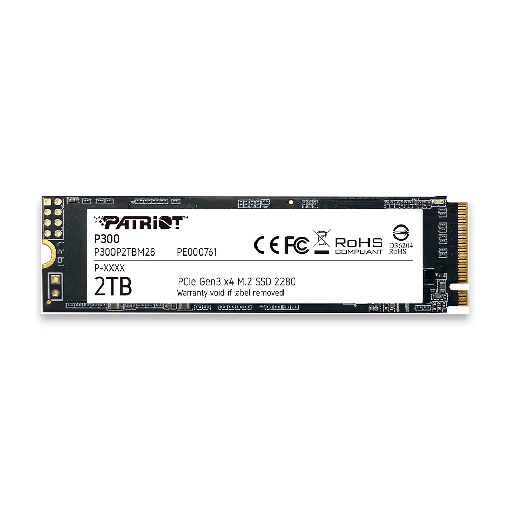 内蔵型SSD Patriot P300 M.2 NVMe SSD 2TB SSD Patriot 2TB P300 M2 2280 NVMe 13 KaBuM