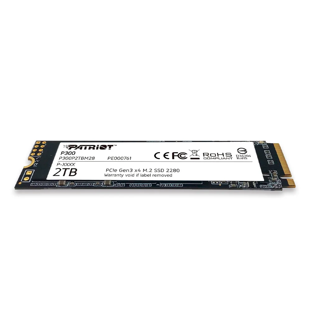 SSD Patriot 2TB P300 M2 2280 NVMe 13 KaBuM