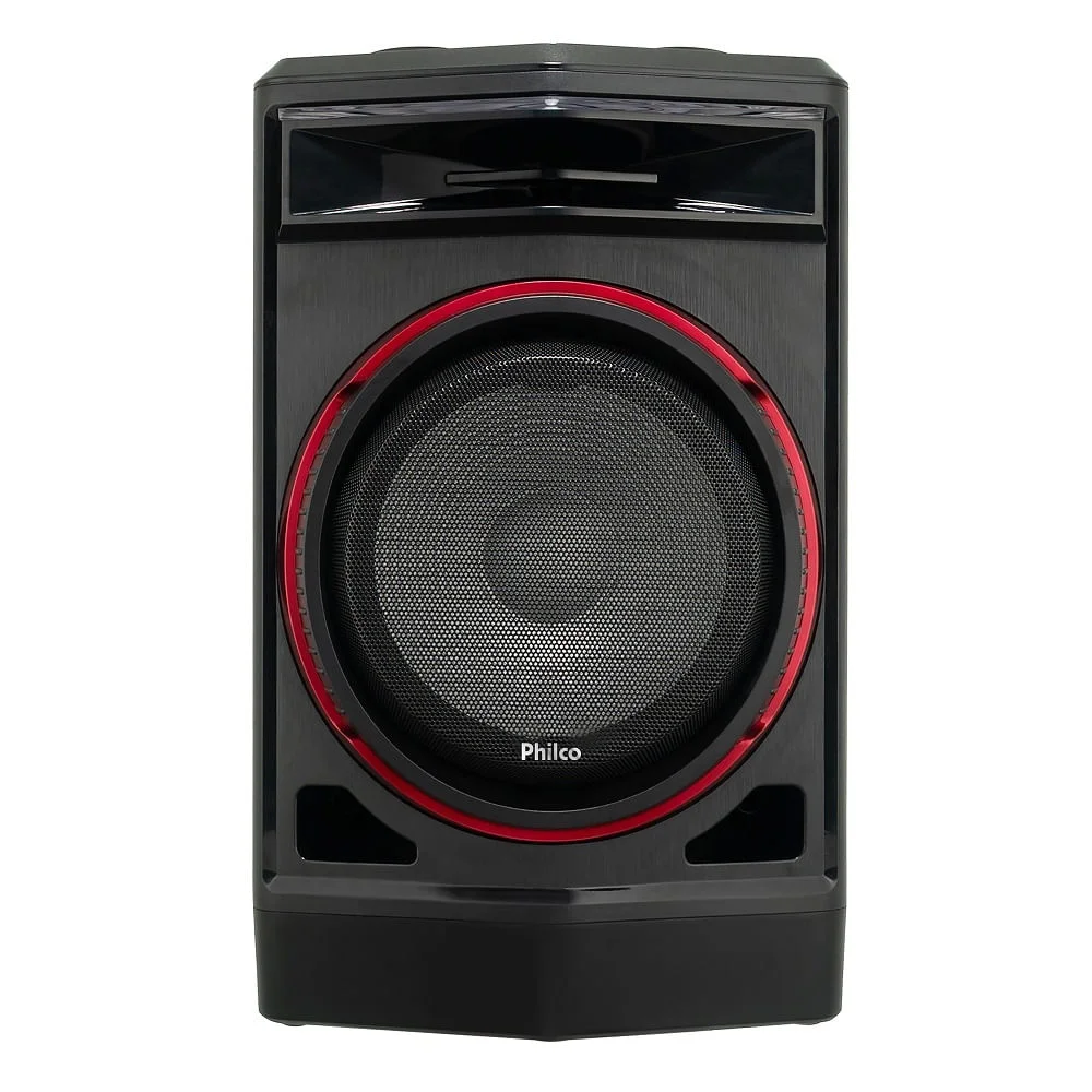 Caixa Acústica Philco PCX 100 RADIO FM 750w KaBuM