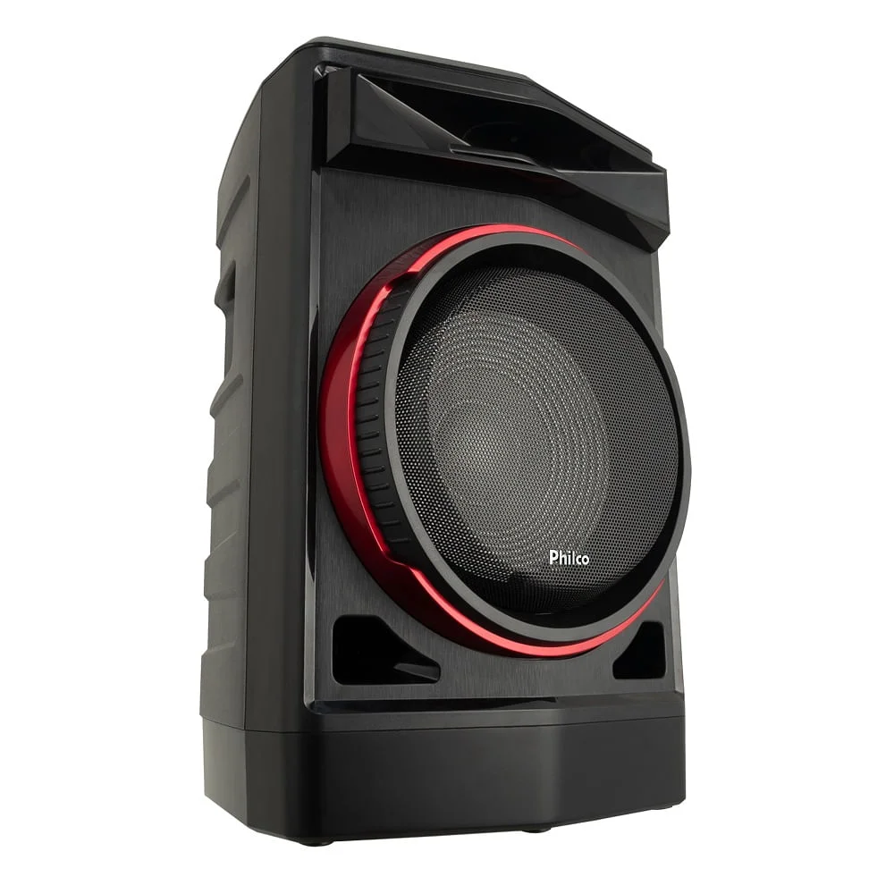 Caixa Acústica Philco PCX 100, Entrada ALXILIAR, P2/ USB / BLUET 5.0, RADIO FM, 750w RMS Caixa Acústica Philco PCX 100, Entrada ALXILIAR, P2/ USB / BLUET 5.0, RADIO FM, 750w RMS