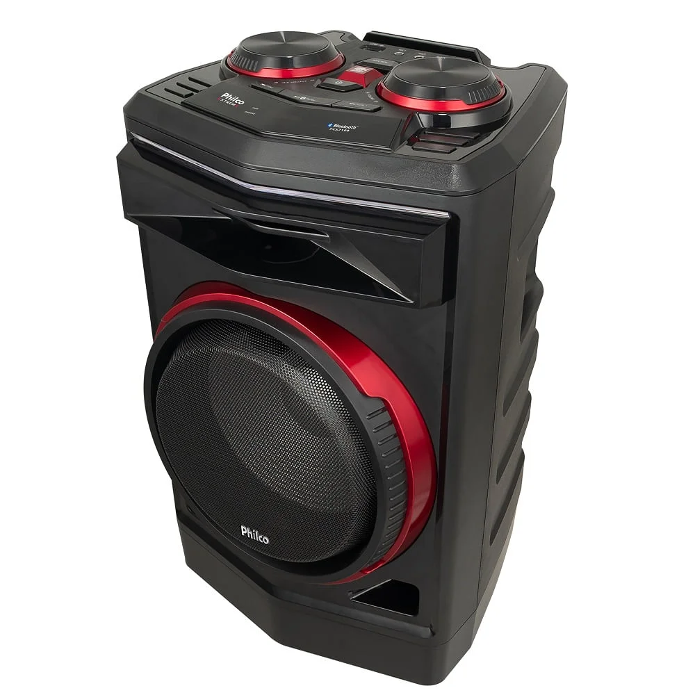 Caixa Acústica Philco PCX 100, Entrada ALXILIAR, P2/ USB / BLUET 5.0, RADIO FM, 750w RMS Caixa Acústica Philco PCX 100, Entrada ALXILIAR, P2/ USB / BLUET 5.0, RADIO FM, 750w RMS