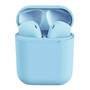 Fone de Ouvido Tws, Bluetooth, Sem Fio, Android e Ios - Azul Claro