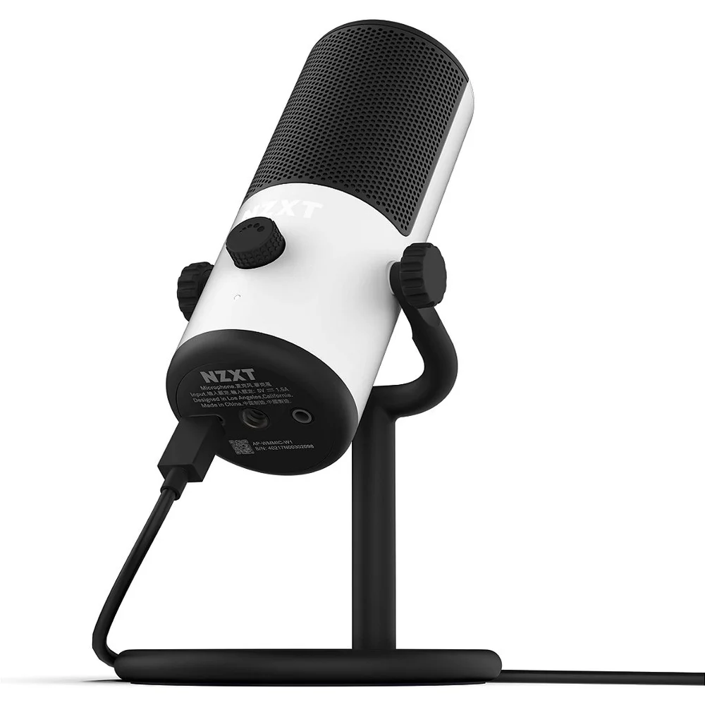 NZXT CAPSULE WHITE カーディオイド USB マイク Amazon.co.jp: NZXT CAPSULE ELITE WIRED USB MICROPHONE WHITE