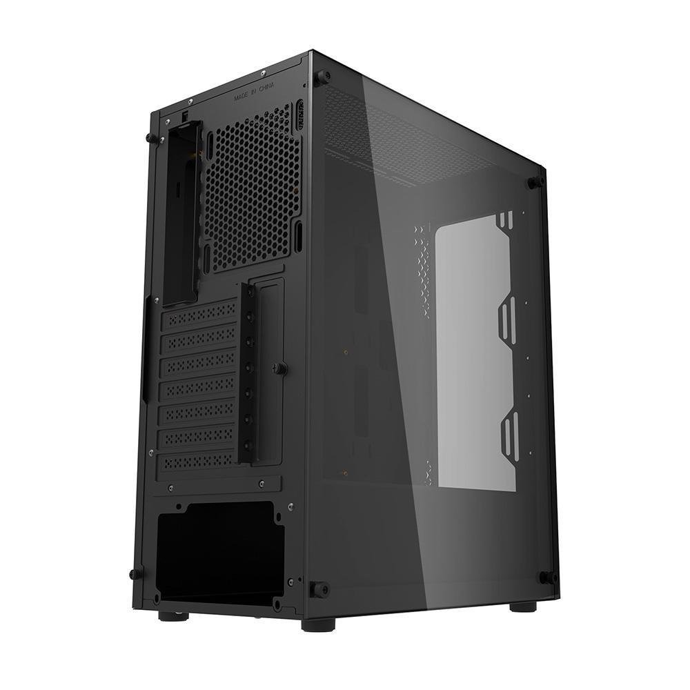 Gabinete Gamer Hyrax Hgb600b, FULL Tower, Lateral De Vidro