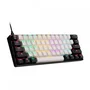 Teclado Com Fio Mecânico Gamer Aura Gk2, USB, Switch Blue, ABNT 2, RGB, Branco E Preto