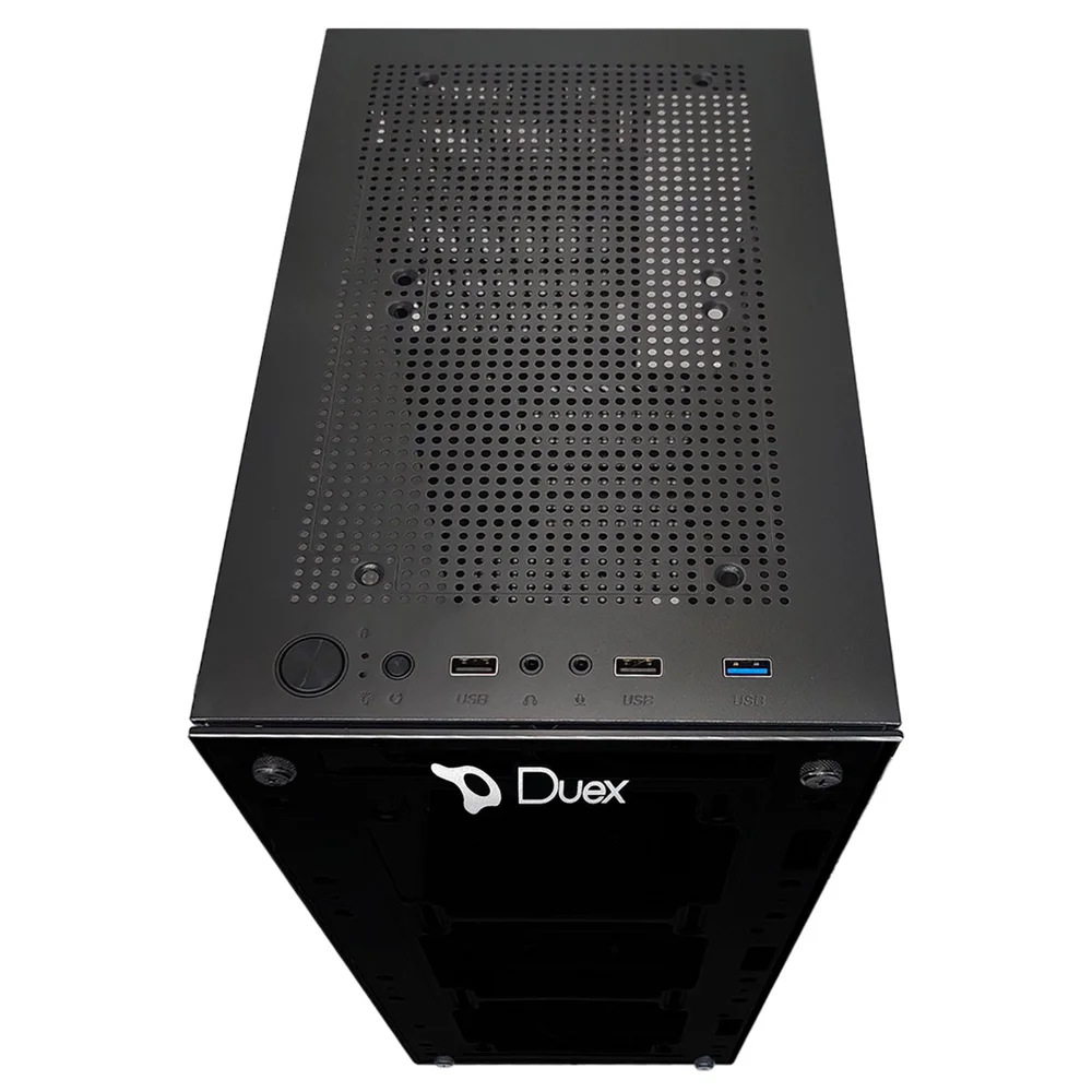 Gabinete Gamer Duex, Vidro Temperado, M-ATX, ITX, Vidro Temperado, Preto - Dx305t Gabinete Gamer Duex, Vidro Temperado, M-ATX, ITX, Vidro Temperado, Preto - Dx305t