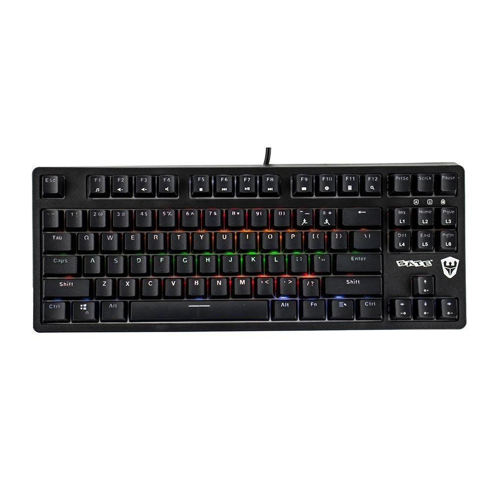 Teclado Com Fio Mecânico Gamer Sate K5 KaBuM